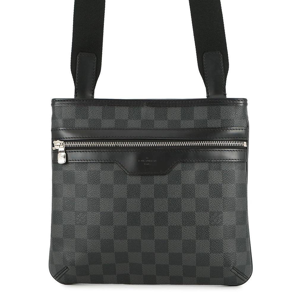 Louis Vuitton Shoulder Bag Damier Graphite Black Thomas Black